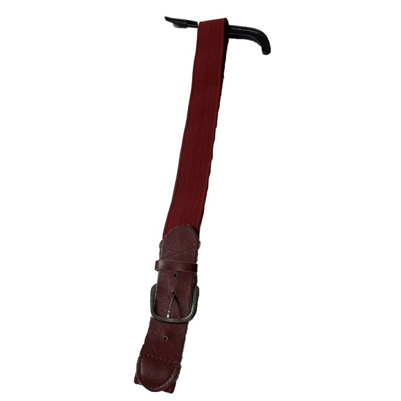 Unbranded Red Waist Belt Elastic Stretchy Adjustable Costume Red Disco Dress Up - Picture 1 of 5
